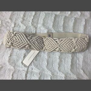 NWT Anthropologie Macrame belt